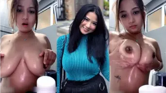Mandi Bareng, Mainin Tetek Gede Di Kamar Mandi