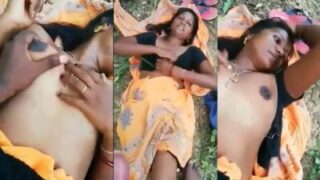 Selingkuh Sambil Ngentot Di Luar, Cewek Tamil Nikmatin Kontol Kekasihnya