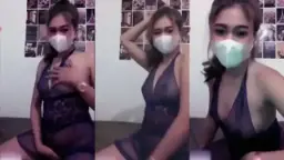 Lingeri Tembus Pandang Giva, Puting Coklatnya Menonjol, Host Mango Bikin Ngiler