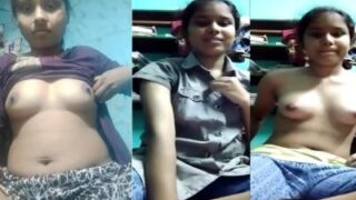 Seorang Cewek Desi Horny Pamerin Tetek Dan Lubangnya Buat Pacar India.