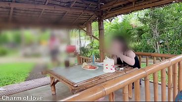 Di Luar, Ngentot Dengan Orang Asing, Thailand, Bikin Basah Kuyup.