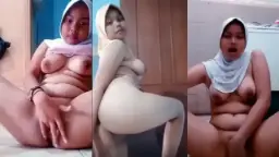 Abg Jilbab Tiktokers Omek Sampe Crot
