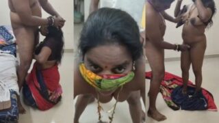 Video Mesum Desi: Dua Pria Ngewe Babu Horny Sampe Meraung